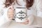 Paris Coffee Cup, French Mug, Fleur de Lys, Ceramic, Black, Classic, Vintage, Romantic, Parisienne, Travel Souvenir, Gift, 11oz, 15 oz product 2